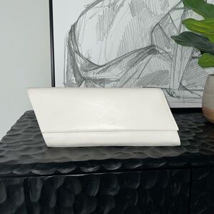 Saint Laurent White Clutch